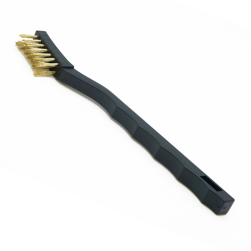 Brass brush for the nozzle