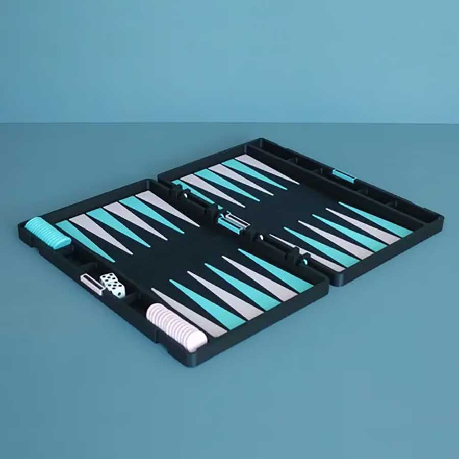 3D model of backgammon