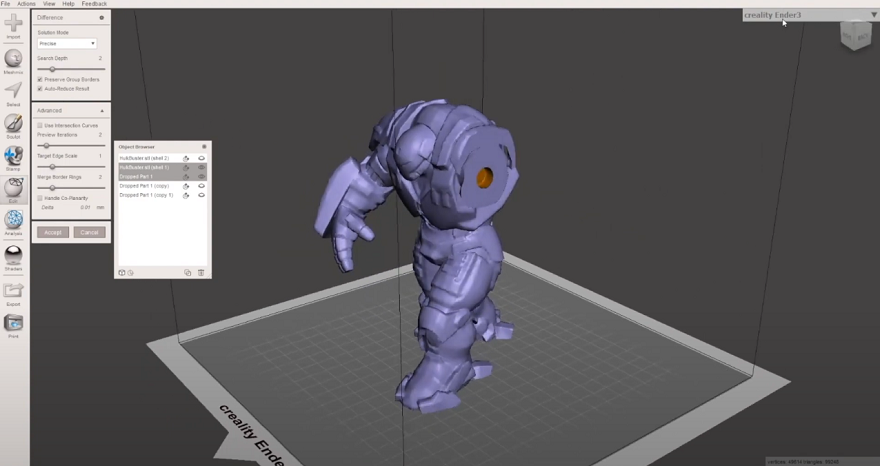 3D-печать больших моделей: делим объекты на части 3D-печать больших моделей: делим объекты на части