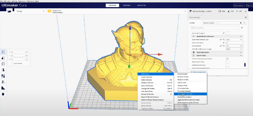 3D-печать больших моделей: делим объекты на части 3D-печать больших моделей: делим объекты на части