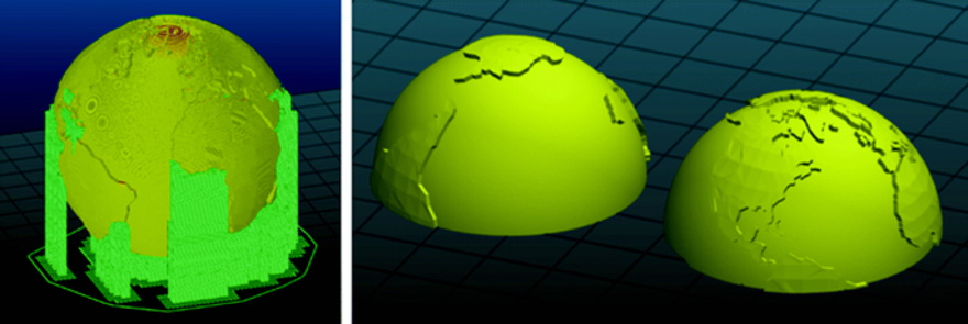 3D-печать сферических моделей