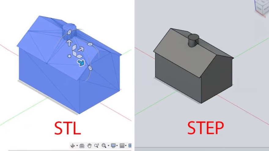 Конвертируем STL-файлы в STEP