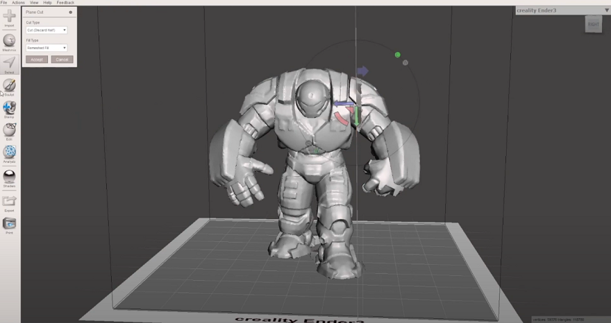 3D-печать больших моделей: делим объекты на части 3D-печать больших моделей: делим объекты на части