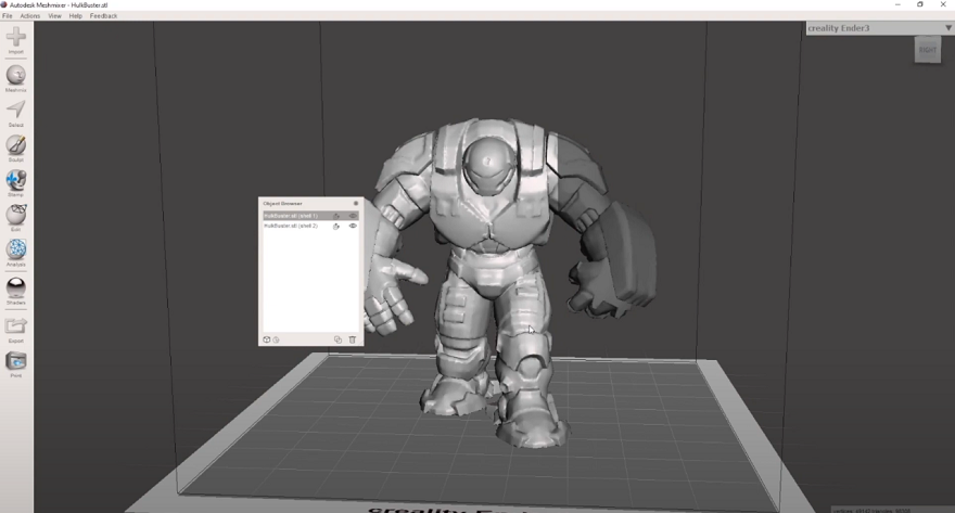 3D-печать больших моделей: делим объекты на части 3D-печать больших моделей: делим объекты на части