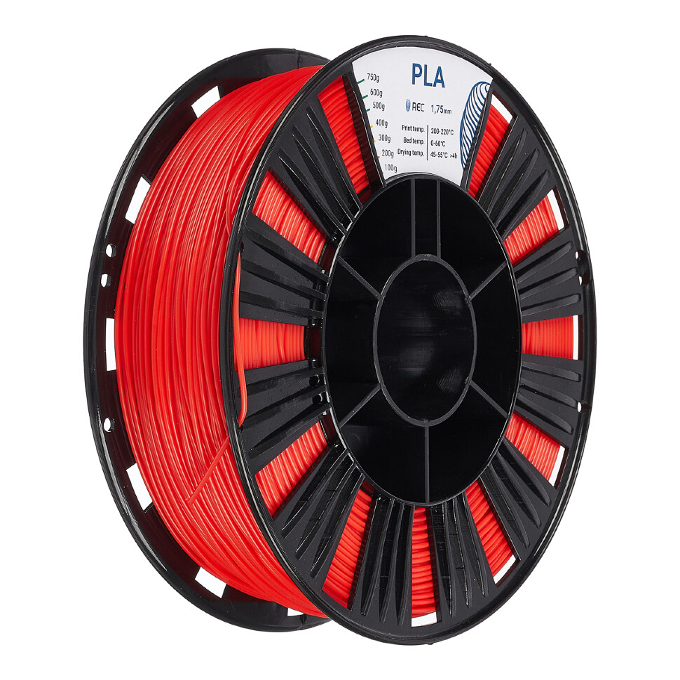 PLA Plastic REC 1.75 mm red