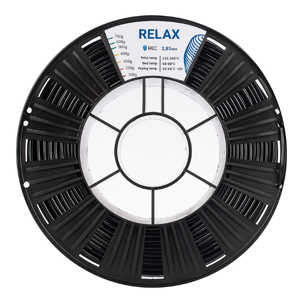 RELAX plastic REC 2.85 mm black