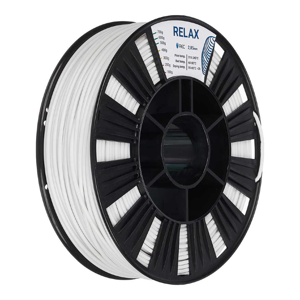 RELAX plastic REC 2.85 mm white