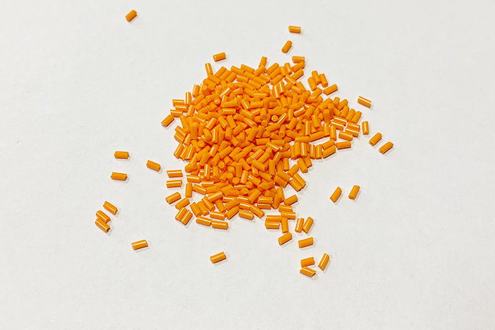 Plastic pellets REC PLA unpainted 1kg