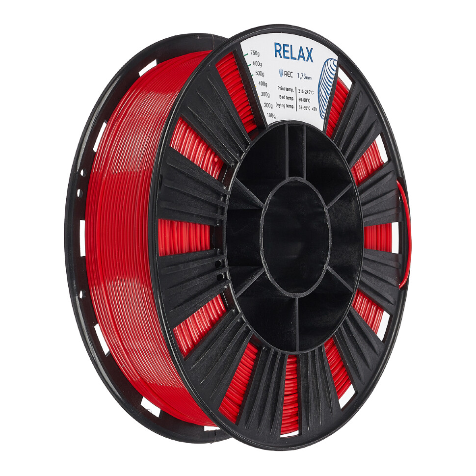 RELAX plastic REC 1.75 mm red