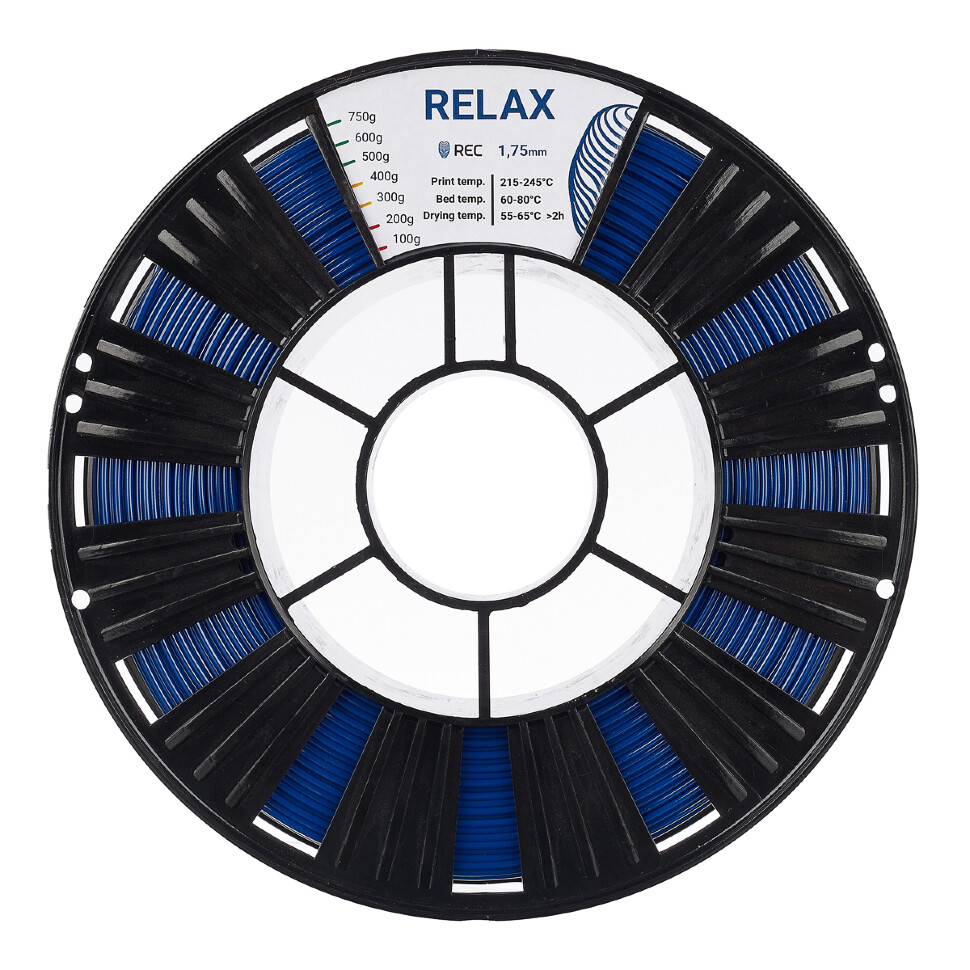 RELAX plastic REC 1.75 mm blue