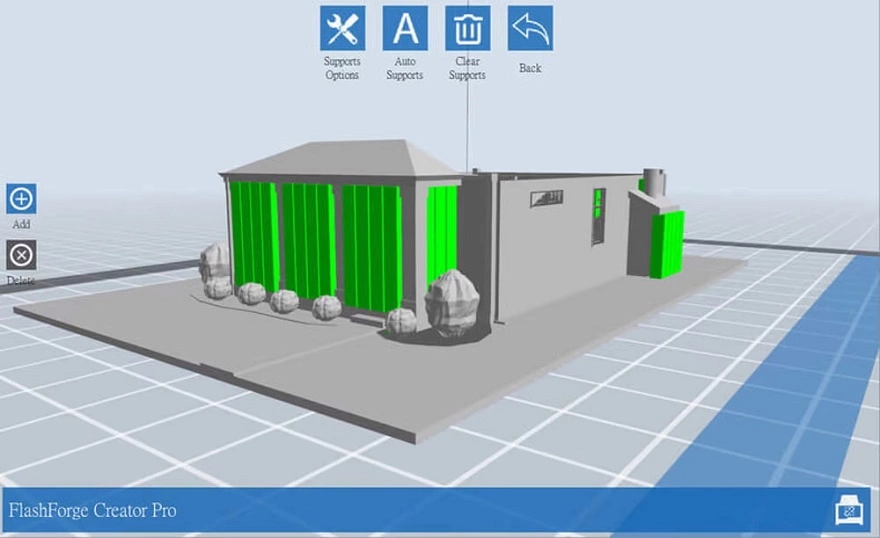 поддержки в 3D-печати