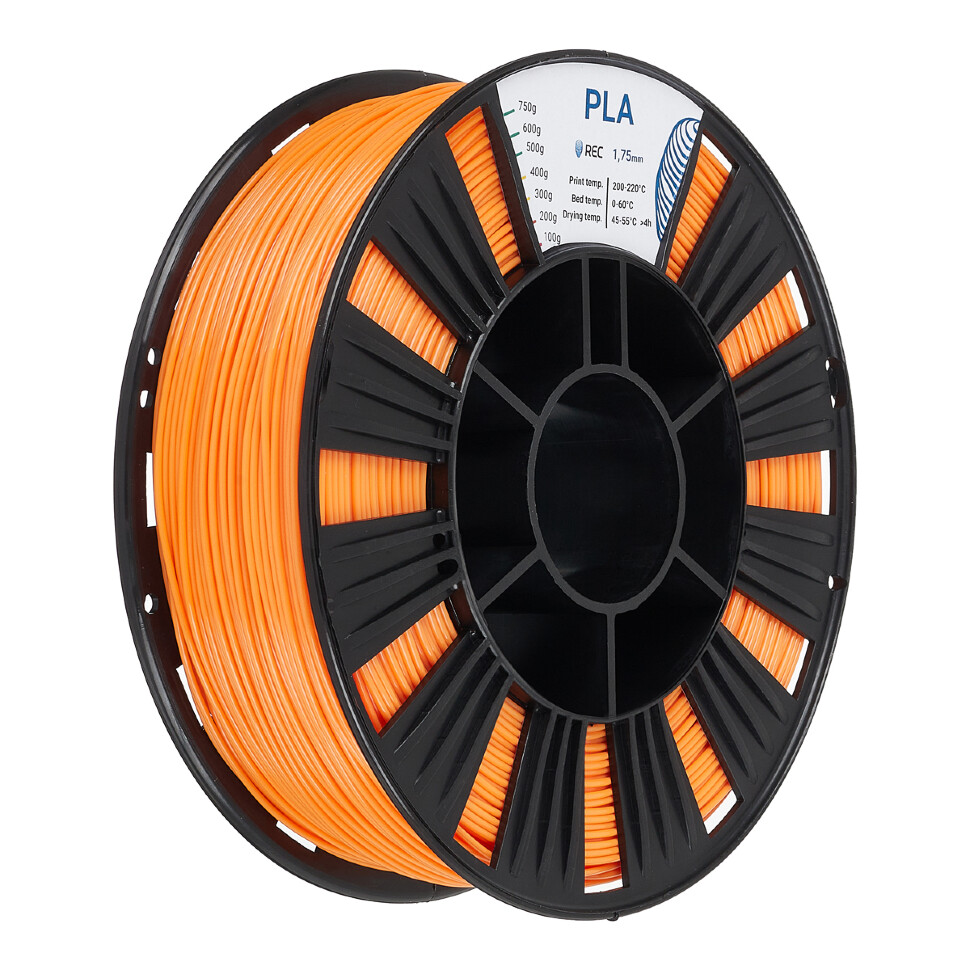 PLA plastic REC 1.75 mm orange