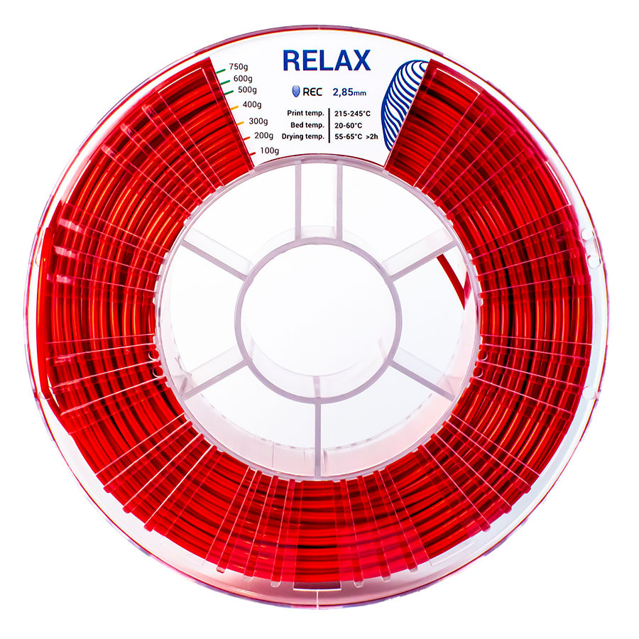 RELAX пластик REC 2.85мм красный