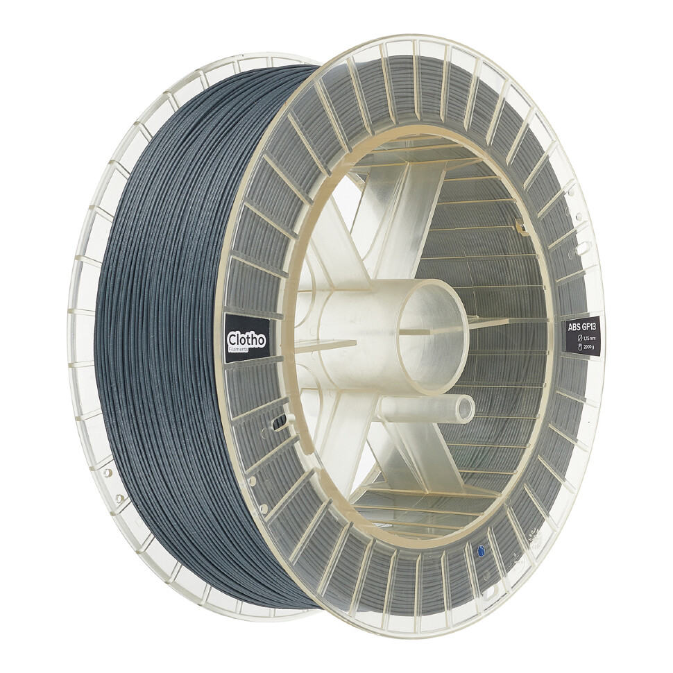 Нить полимерная для 3D принтера Clotho ABS Dark Grey 2кг