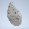 3D model of a cap with turn signals for Ducati Panigale