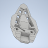 3D model of a cap with turn signals for Ducati Panigale