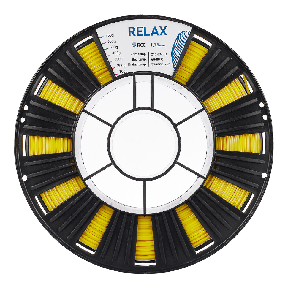 RELAX plastic REC 1.75 mm yellow