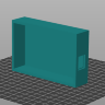 3D model of the flashlight case under 18650