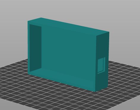 3D model of the flashlight case under 18650