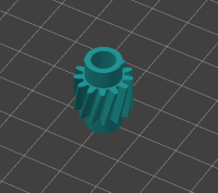 3Д модель шестерня водительского сидения Nissan Murano