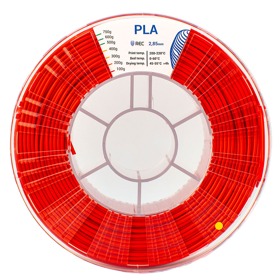 PLA пластик REC 2.85мм красный
