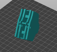 3Д модель ручка под кресло Scania