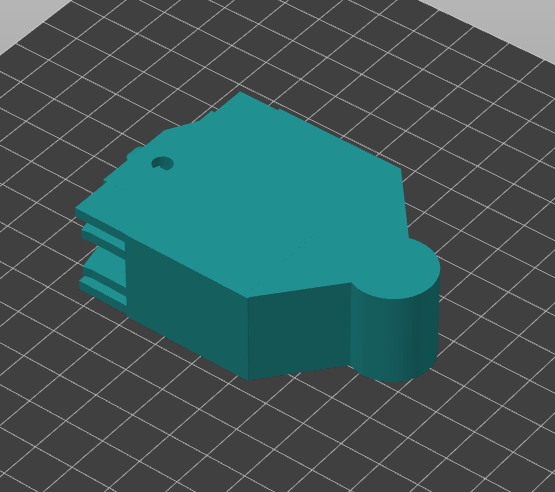 3D model Scania chair handle