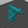 3D model of the Citroen headlight mount