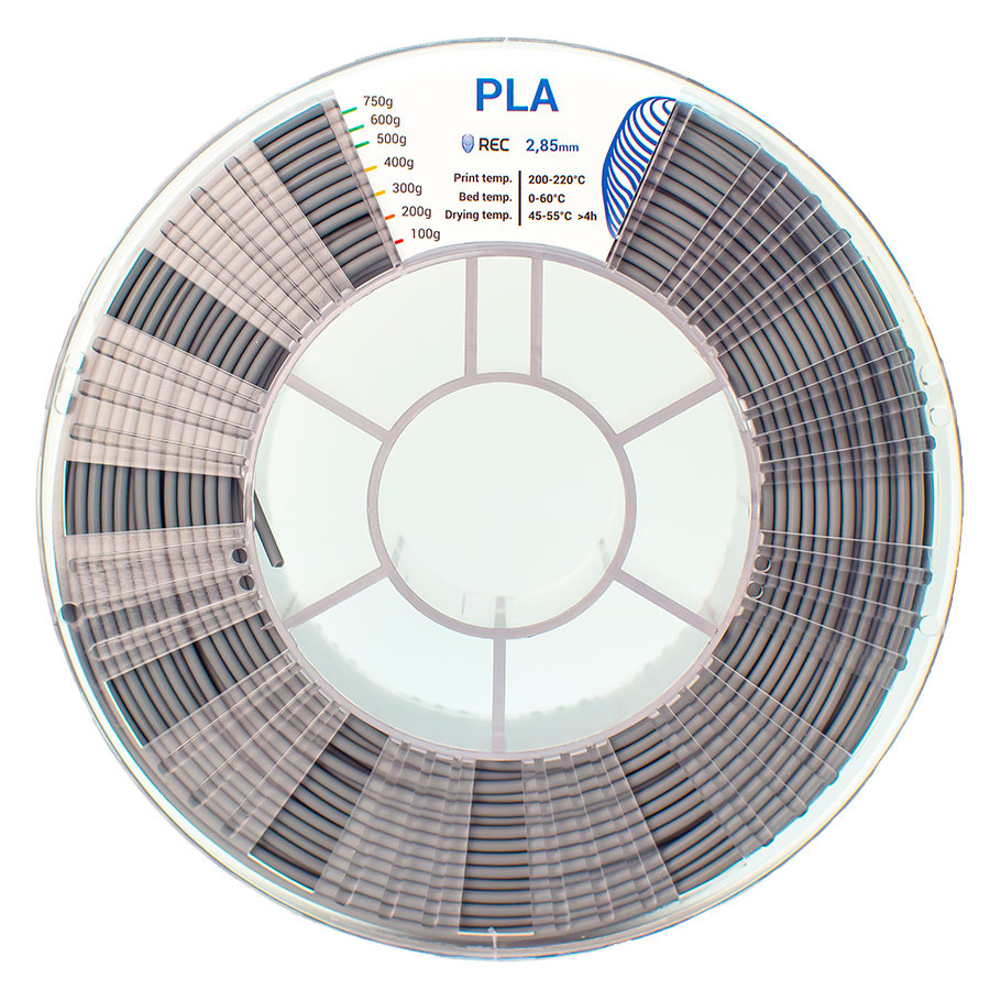 PLA Plastic REC 2.85 mm grey
