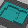 3D model of the motor control panel housing