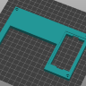 3D model of the motor control panel housing