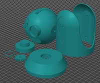 3Д модель корпус поворотной камеры