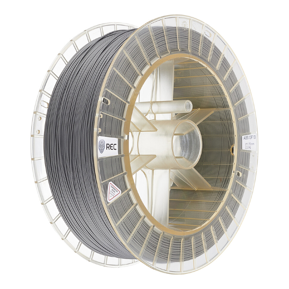 ABS GF13 пластик REC 1.75мм серый 2кг