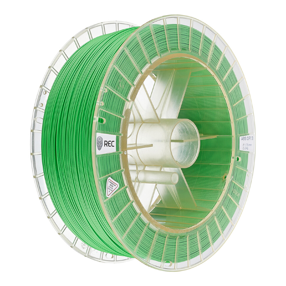 ABS GF13 пластик REC 1.75мм зелёный 2кг