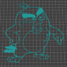 3D model stencils for 3D pens