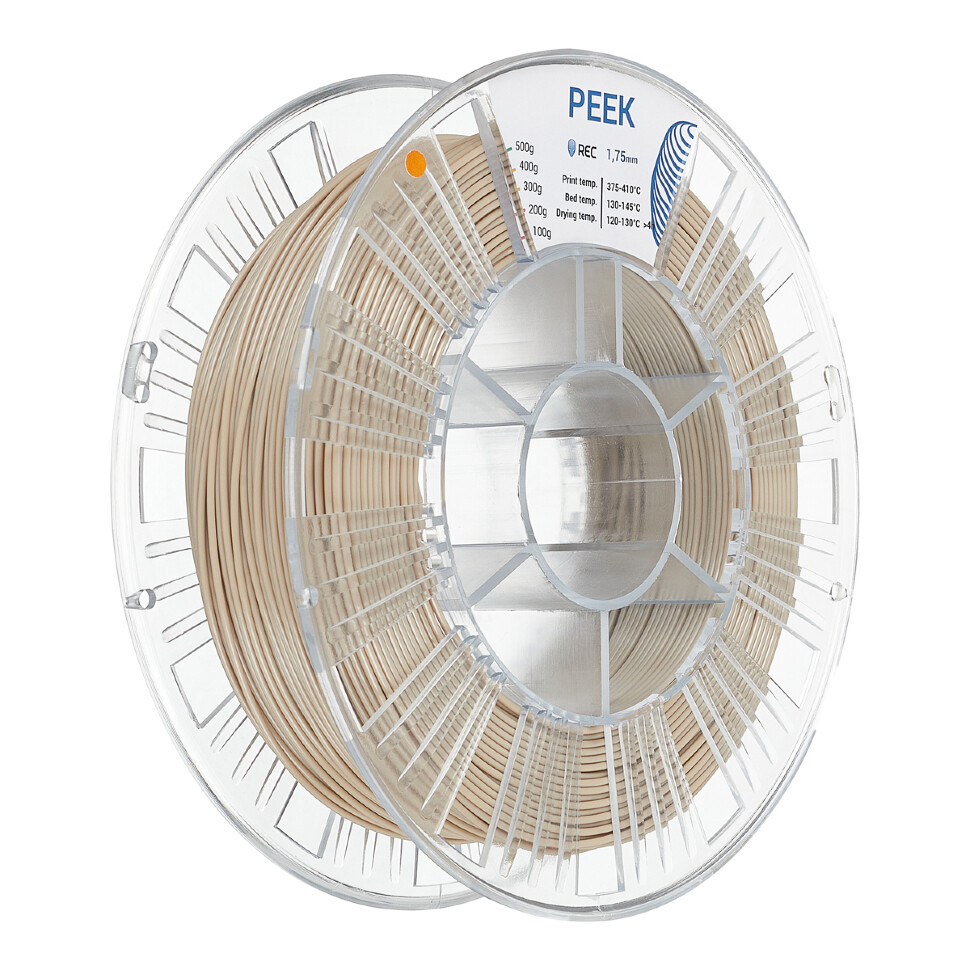 PEEK пластик REC 1.75мм натуральный 500г 