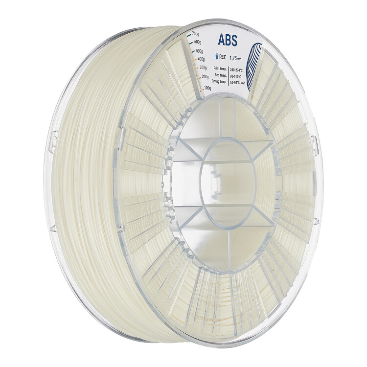 ABS plastic REC 1.75 mm natural