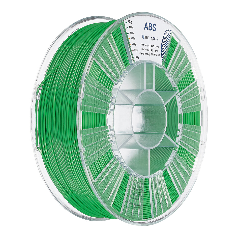 ABS plastic REC 1.75 mm green