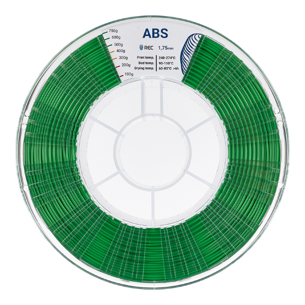 ABS plastic REC 1.75 mm green