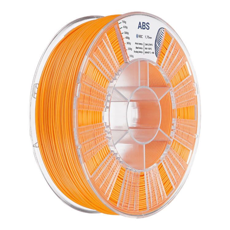 ABS plastic REC 1.75 mm orange