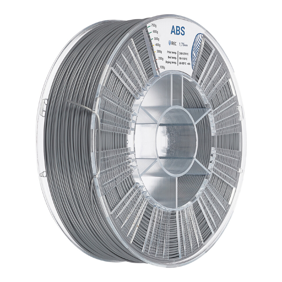 ABS plastic REC 1.75 mm grey