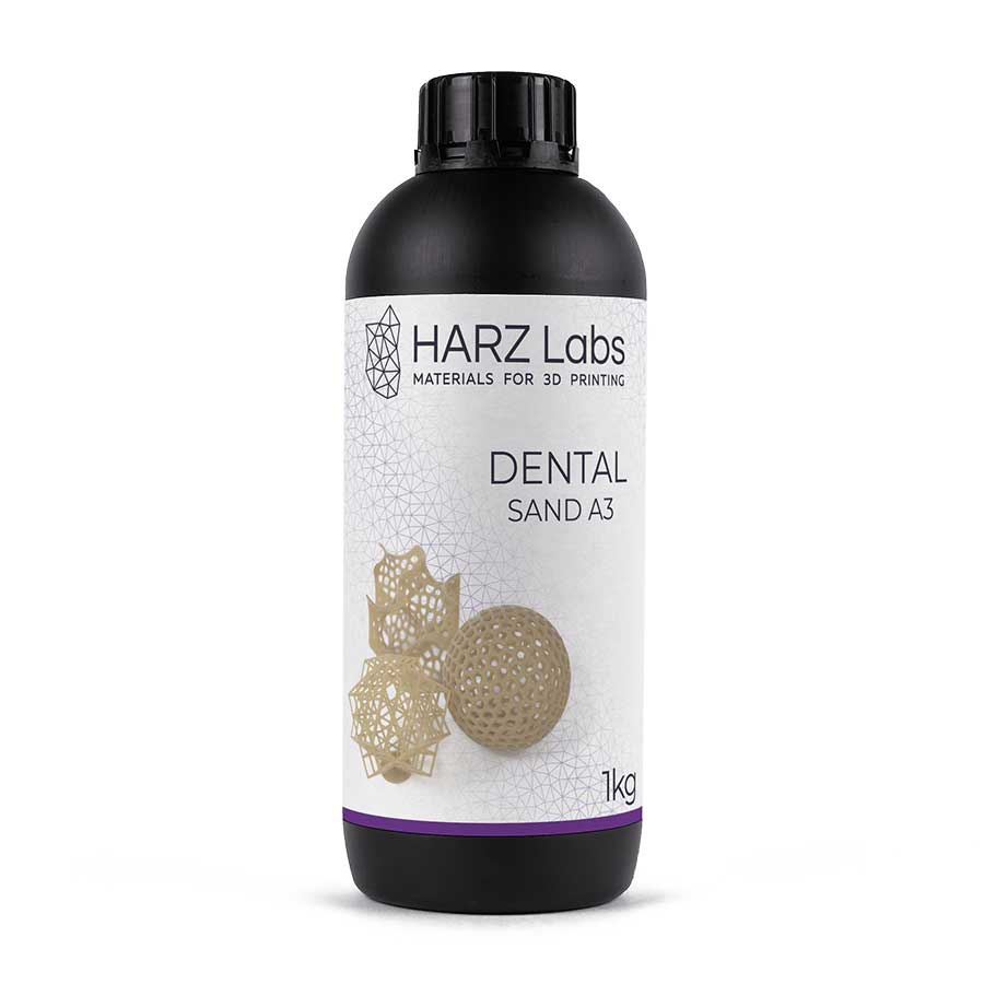Photopolymer resin HARZ Labs Dental Sand A3