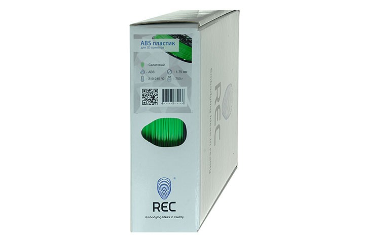 ABS plastic REC 1.75 mm light green