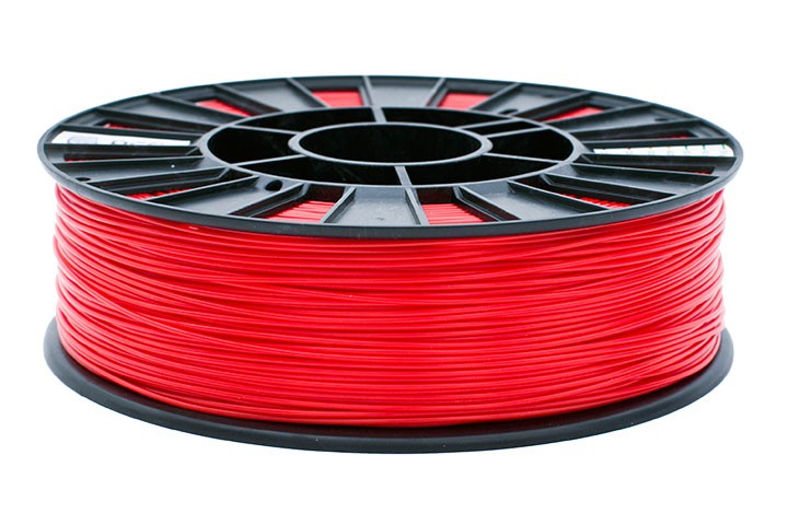 ABS plastic REC 1.75 mm bright red