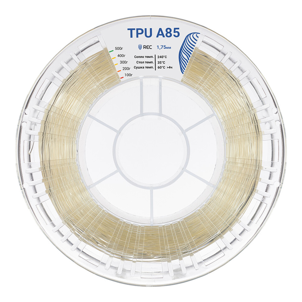 TPU A85 plastic REC 1.75mm natural