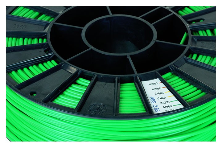 ABS plastic REC 2.85 mm light green