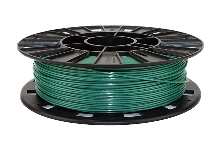 PLA plastic REC 1.75 mm green metallic