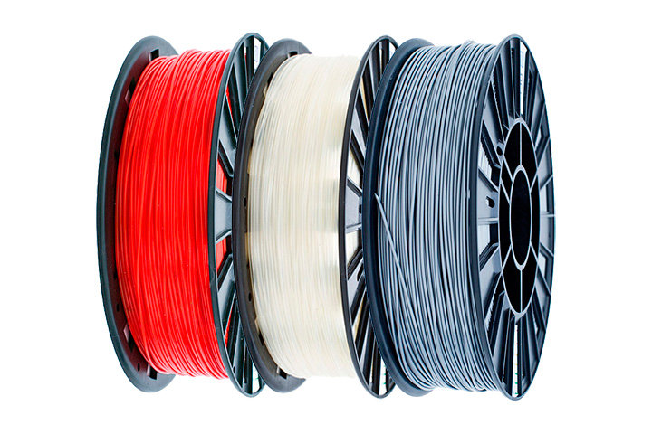 ABS kit Silver, Relax red, PLA natural