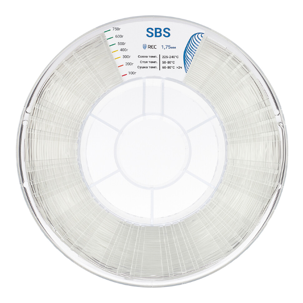 SBS пластик REC 1.75мм прозрачный