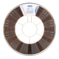 SBS plastic REC 1.75 mm clear brown
